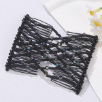 Isetehtud helmestega juuksekammid naistele t&uuml;drukutele Lihtne, laisk, laisk juustega aksessuaarid, kukk, hobusesabahoidja kamm, elastne helmestega k&uuml;&uuml;nisjuuksen&otilde;el