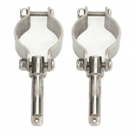 2tk klamber Oarlock 304 roostevabast terasest poleeritud viimistlusega 1?58-tolline Marines Boats Water Rafts