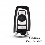 4 nupuga kaugjuhtimispuldi nutikas auto v&otilde;tmekest BMW CAS4 F 3 5 7 seeria F10 F20 F30 F40 X5 E92 E90 v&otilde;tme&uuml;mbrise asenduskaas Only the shell