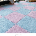 Elegantne 2022. aasta mustusekindel magamistoa vaip ja elutoa p&otilde;randamatt suure magamistoa ja laheakna jaoks. 30x30CM 10pcs + Edging