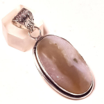 Blue Opal Gemstone Handmade Ethnic Anniversary Gift Jewelry Pendant 2.3 l5o64