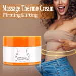 Massaaži soojendav kreem, pinguldav k&otilde;ht ja reied, et tugevdada lihasjooni ja keha vormiv massaažikreem oranž