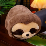 30/40CM Pehme praam Pl&uuml;&uuml;s Beebi Laiskloom M&auml;nguasi T&auml;idetud Rulli Kokku Keha Panda Laiskloom Salamander Kass Siga Koer Kaisu Rahustav Nukk 30cm