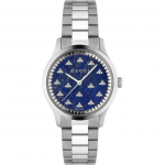 Gucci YA1265043 G-Timeless Mesilasega sihver Unisex K&auml;ekell 32
