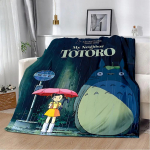 Kuum Anime Multikas Prinditud Tekk Piknikutekid Soe Tekk Pehme ja Mugav T-TotoroS Tekk Kodu Reisimine S&uuml;nnip&auml;ev 30x40in