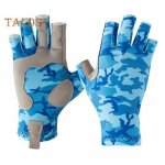 1 paar kamuflaažiga pools&otilde;rmega kalap&uuml;&uuml;gikindad UPF 50+ UV-kaitsega kerged mehed naised, vaba&otilde;husport, purjetamine s&uuml;sta aerutamine, s&otilde;udmine, s&otilde;rmedeta kinnas S roheline