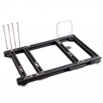 DIY avatud disainiga alumiiniumsulamist M ATX arvutikorpuse kiirendamise katseplatvorm (T&auml;ismust S)