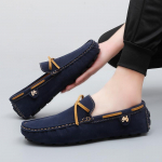 Meeste mokasiinid, loaferid, autokingad, naistele, mugavad, baleriinid, vabaaja, libisevad jalad, unisex, pluss-suuruses, seemisnahast kingad, punased, roosad, rohelised, kollased EU: 38 must