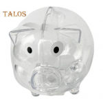 Multikas hoiup&otilde;rsas l&auml;bipaistev plastikust rahakast, suure mahutavusega m&uuml;ndi sularahakonteiner, lastele t&auml;iskasvanutele m&otilde;eldud rahas&auml;&auml;stlik &uuml;mbris hoiupurgi kaunistus puhas