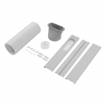 Konditsioneeri tarvikud Akna liugkomplekti plaat 5,9-tolline torukonnektor V&auml;ljalaskevooliku komplekt