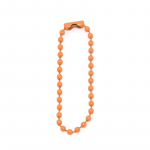 2,4 mm v&auml;rviline helmestega kett DIY ehete jaoks &ndash; v&auml;rvitud rauast lainekett pandlaga ripatsi &uuml;hendusdetail