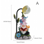 P&auml;ikesega helendavad p&auml;kapiku kujud Aia dekoratsioon Vaikp&auml;kapiku kujukesed LED-tuled Dekoratsioon V&auml;literrassile R&otilde;dule Ornament A