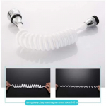 1 tk Difuusoriga segisti P&ouml;&ouml;rlev ots Segisti otsik Vett s&auml;&auml;stev kraan Telefoni liini du&scaron;&scaron; K&ouml;&ouml;k Kodu 360 kraadi P&ouml;&ouml;rlev Kaheotstarbeline valge