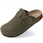 Comwarm Meeste Suede Klapid Sandaalid Klassikalise Korgist Taldmalli ja Kaaretoega Mulled Naiste Mugavad Moodsad Klapid Kingad Meeste Rannasandaalid 36