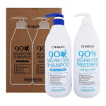CHAKAN FACTORY Piimavalkude &scaron;ampoon 1000ml + Palsam 1000ml white
