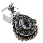 White Topaz Handmade 925 Sterling Silver Jewelry Pendant 1.77 c9f79