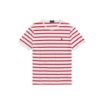Polo Ralph Lauren Ss22 Logoga Tikitud Slim Fit Triibuline L&uuml;hikeste Varrukatega T-s&auml;rk Meeste Topid MNPOTSH1N821152-600 XXL
