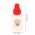 4 tk/komplekt mini kastmepudel ket&scaron;up mee salati konteinerid pudelid kaasaskantavad kastmepurgid hoiule l&otilde;unakarbi kastme jaoturid