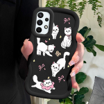 V&auml;rvitud mustriga Big Wave Edge pehmest silikoonmaterjalist Macaron telefoni&uuml;mbris, p&otilde;rutuskindel kaitsev kummist korpus Samsung Xiaomi Poco Redmi jaoks Redmi 9 Power must