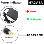 12V 24V 36V 48V 60V 72V Laadija 2A 3A 5A Liitium-ioon Akupaki Laadija 42V 54.6V 5A Intelligentne Kiirlaadimine EU Pistik Jahutusventilaatoriga 60V 67.2V 5A DC