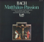 LP plaat THOMANERCHOR LEIPZIG, DRESDNER KREU - Bach Matthaus-passion OP713740K EURODISC Jaapan Klassikaline Kasutatud