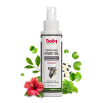 BabyOrgano Ajurveeda Toitev Juukse&otilde;li Beebidele ja Lastele (0-3 aastat) &ndash; Parim juuksekasvu &otilde;li &ndash; Rahustab imikuk&otilde;&otilde;ma &ndash; 100 ml