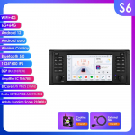 Hizpo Intelligent 8GB 128GB AI H&auml;&auml;ljuhtimisega 2 Din Android Auto Raadio BMW 5 E39 1995 - 2003 E53 X5 M5 Carplay 4G Net Autole Multimeedia GPS 2din Autoraadio S6 8Core 6G 64G