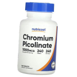 Kroomi pikolinaat, Chromium Picolinate 1000, Nutricost 240 tk (36647026) 240tab