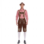 Meeste Baieri Oktoberfesti &uuml;likond - Ruuduline s&auml;rk ja traksip&uuml;ksid komplekt L
