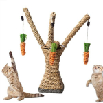 Lemmikloomam&auml;nguasjad Interaktiivsed puutorniriiulid Roniraam Kraapimispost Sisal K&ouml;is Kass M&auml;ngib M&auml;nguasja Kaitseb M&ouml;&ouml;blit Porgand