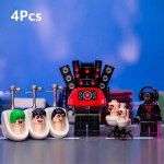 Suur suurus Uus Skibidi Tualetikasti ehitusklotsid Suur Titan Kaamerapoiss K&otilde;neleja Mini tegelaskuju M&auml;nguasjad