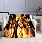 Multikas Naruto 3D-prindiga flanelltekk vooditele, matkamiseks, piknikuks, moekas voodikate, visketekk, 30 stiili 75x90cm