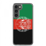 Coque T&eacute;l&eacute;phone &ndash; Samsung &ndash; Galaxy S23 Ultra &ndash; Drapeau Afghanistan &ndash; Souple &ndash; Mitmev&auml;rviline
