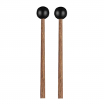 1 paar trummipulki terasest keeletrummi pulgad kummist peaga l&ouml;&ouml;kpillipulgad keeletrummi, glockenspieli, ks&uuml;lofoni jaoks must