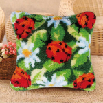 Nicediy Liblika Heegeln&otilde;elaga Vaiba/Padja/Mati Komplekt DIY K&auml;sit&ouml;&ouml; Lilled Ristpistes N&otilde;elakunst Heegeldamine Tikanditarvikud