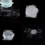 100 tk klaasist mikrokatte katted 18x18 mm &ndash; mikroskoobi slaidikatted