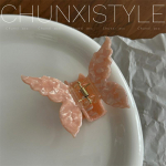 Uus atsetaatvaigust juuksek&uuml;&uuml;s, magus liblikas juuksen&otilde;ela klamber, gradientlipsuv&auml;rviga v&auml;rvilised juukseaksessuaarid, naiste t&uuml;drukud