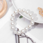 2/1 tk 3D Pearl magnetkardina sidemed Kardinasidemed Autokardinasidemed Dekoratiivsed sidemed Kimpu k&ouml;is Lastetoa kaunistus 25cm-1PCS