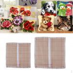 37/50cm Blank Rug Hooking Making Canvas DIY Pattern mesh style