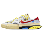 Off-White x Nike Blazer Low Valge University Punane Unisex tossud DH7863-100 36.5