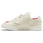 Milk Makeup x Reebok Club C 85 Vegan Treeningruumi Unisex Tossud Kreemjas Vintage-Kriit Vektor-Punane HP3404 42