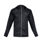 Under Armour Forefront vihmakaitsega kapuutsiga m&auml;gironimisjakk meestele Jakk Must 1321439-001 S black