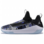 Air Jordan Jumpman Hustle PF Dark Concord Meeste Tossud Lilla Valge Must AQ0394-500 44.5