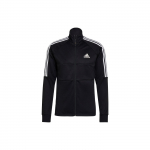 Adidas Logo tikitud triibuline lukuga jope Meeste jakid Must H28910 M