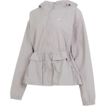 Nike Sportswear Essential lukuga kapuutsiga jakk n&ouml;&ouml;rv&ouml;&ouml;kohaga naiste jakid valge kuldne lilla FN3670-019 M