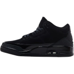Air Jordan 3 Retro GS Black Cat 2025 Laste tossud Tume-s&ouml;e DM0967-001 35.5 black