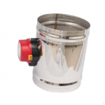 201 Roostevaba terasest elektriline &otilde;hukanali siiberklapp, Motoriseeritud mahusiiber, Tasakaalustuss&uuml;steem OD 150mm AC220V