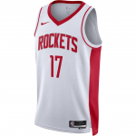 Nike X NBA Dri-FIT Association Edition Swingman S&auml;rk Houston Rockets T&auml;he ja Numbriga Tr&uuml;kitud V-kaelusega Korvpallis&auml;rk Meeste s&auml;rk Valge DN2078-106 M