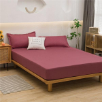 3 TK lina 2 padjap&uuml;&uuml;riga Puuvillane &uuml;hev&auml;rviline lina elastsete ribadega Libisemiskindla voodiga voodilina &Uuml;hekordsed topeltmadratsikatted 120x200 Sheet+2Pillowcase