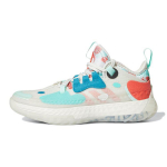 Adidas Harden Vol. 5 Kangast Vastupidavad Madalad Laste Korvpallijalatsid Laste Korvpallijalatsid Valge Roheline Punane FZ5454 36